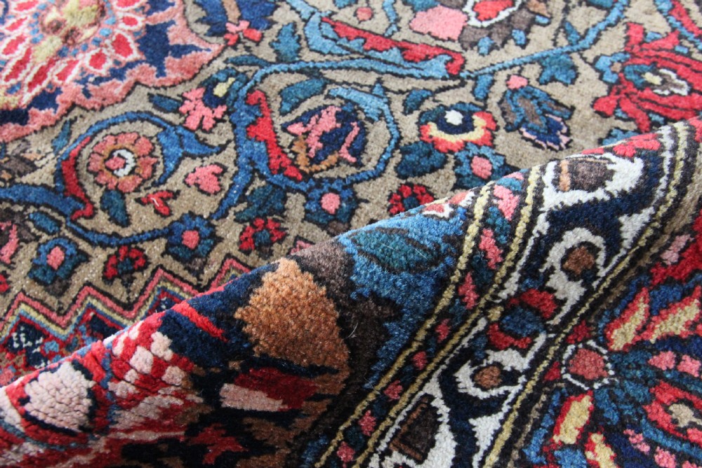 Antique Baktiari carpet, Persian, circa 1900-1910 View X