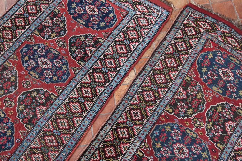Pair of antique North-West Persian runners View VI