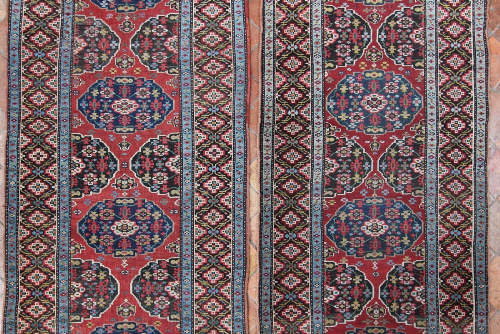 Pair of antique North-West Persian runners View IX