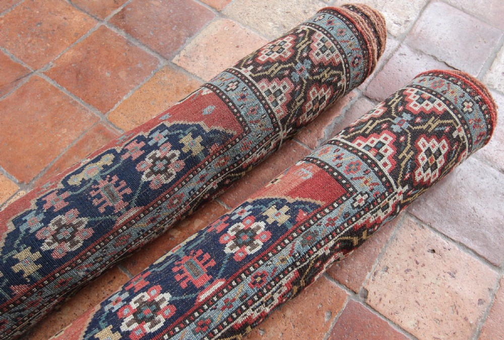 Pair of antique North-West Persian runners View XIII