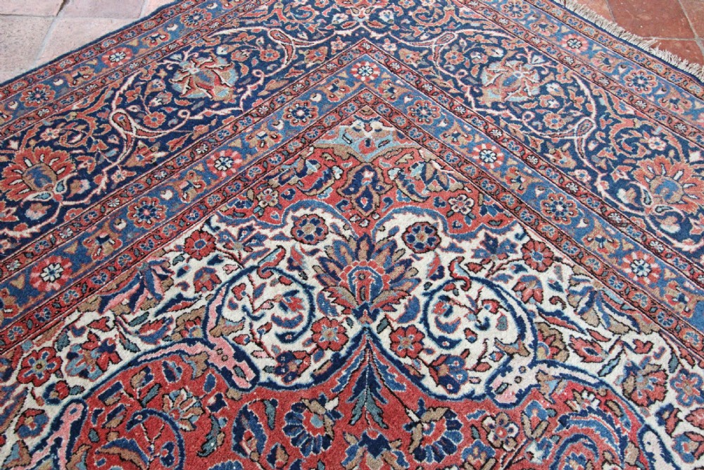 Antique Kashan carpet, Persian View IV