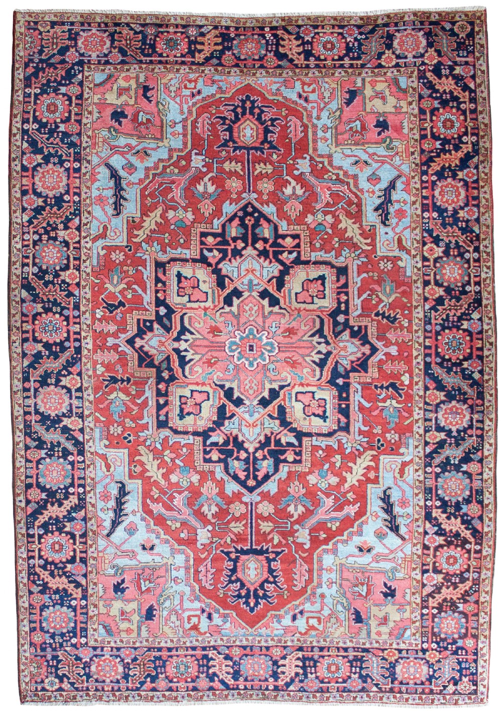 Antique Heriz carpet, Persian
