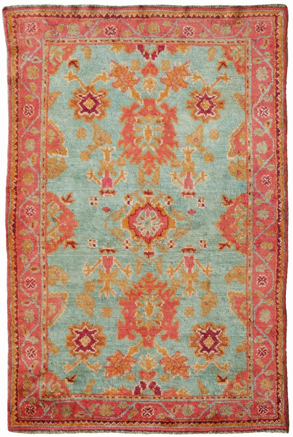 Rare Antique Oushak rug, Anatolia