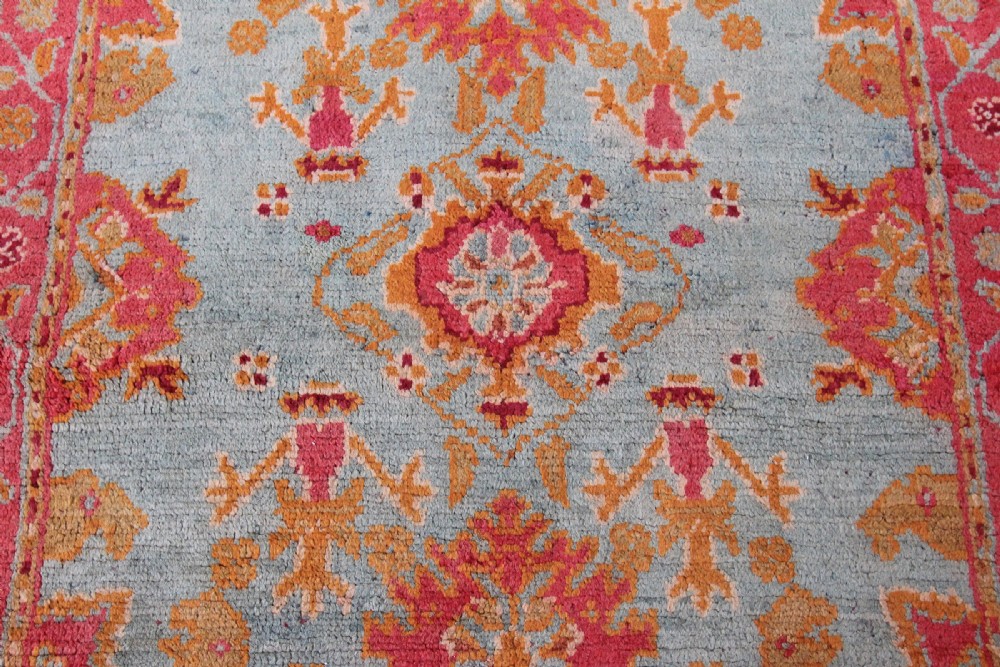 Rare Antique Oushak rug, Anatolia View V