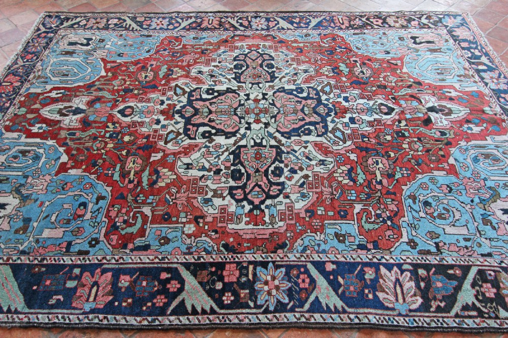 Antique Baktiari carpet, Persian View IX