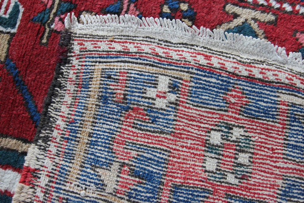 Antique Persian Heriz runner View II