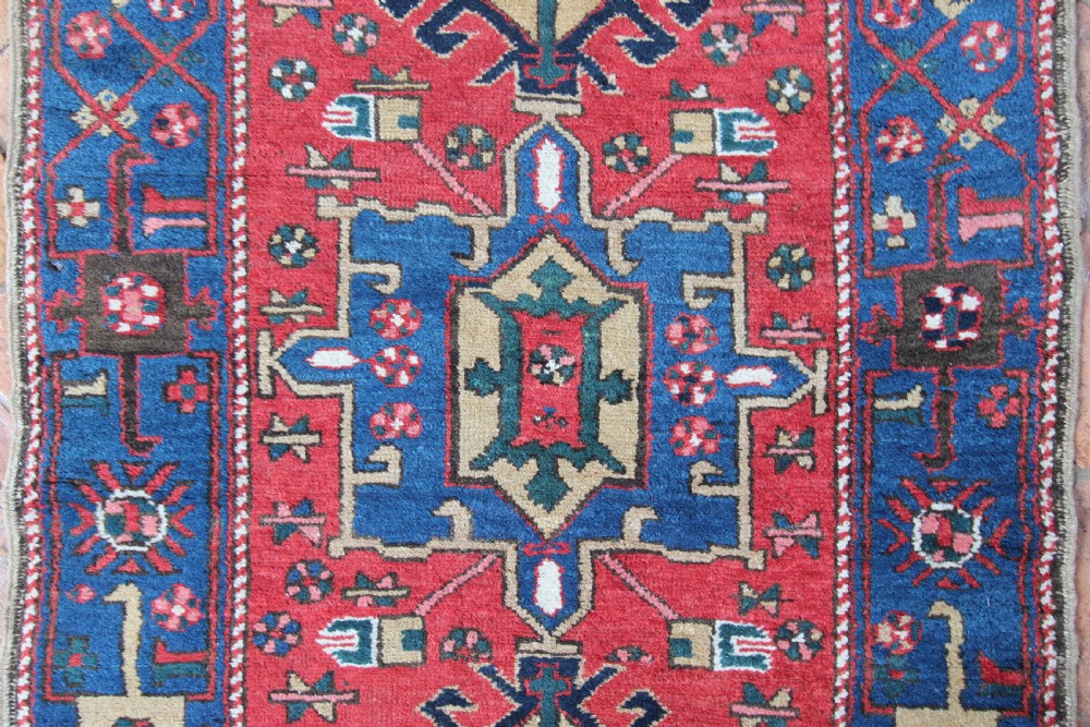 Antique Persian Heriz runner View IV