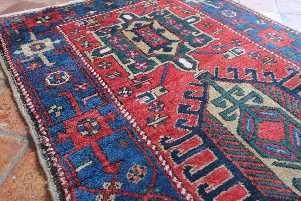 Antique Persian Heriz runner View V