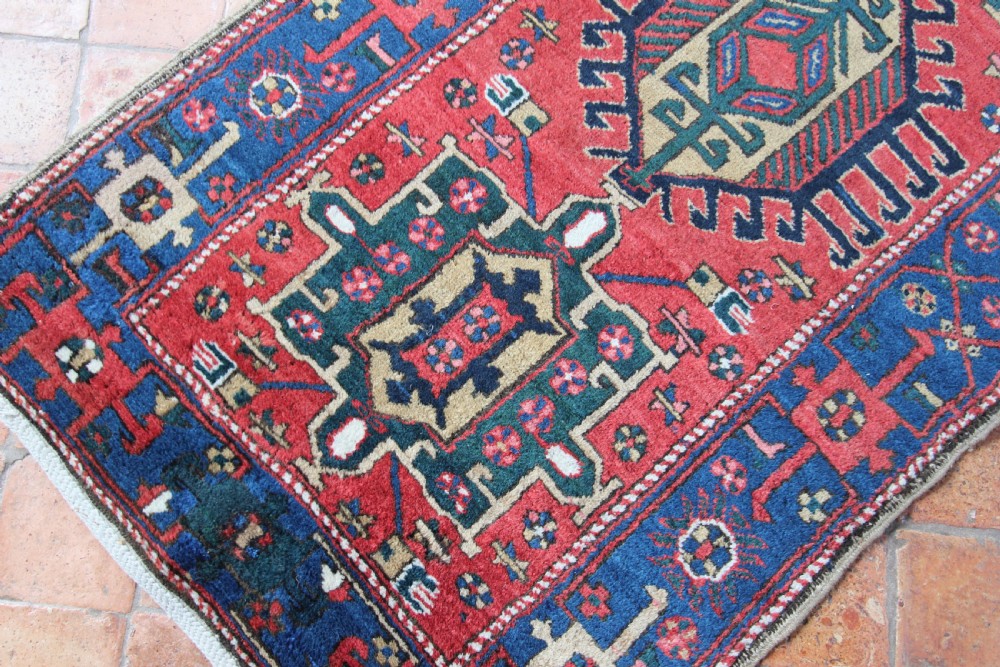 Antique Persian Heriz runner View VII