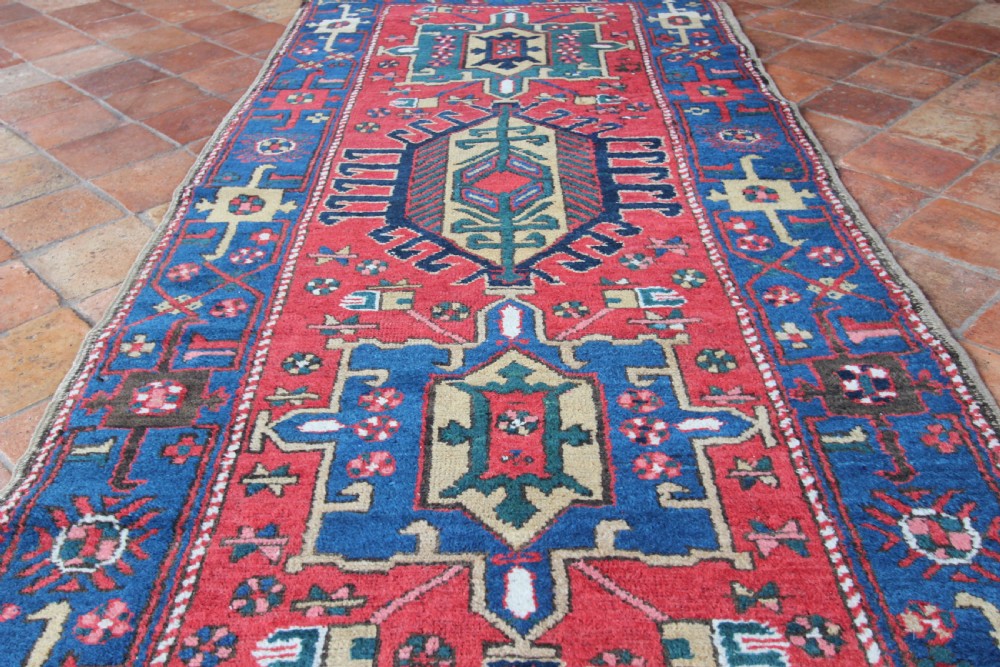 Antique Persian Heriz runner View VIII