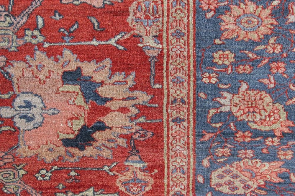 Rare Antique Ziegler carpet, Persia View II