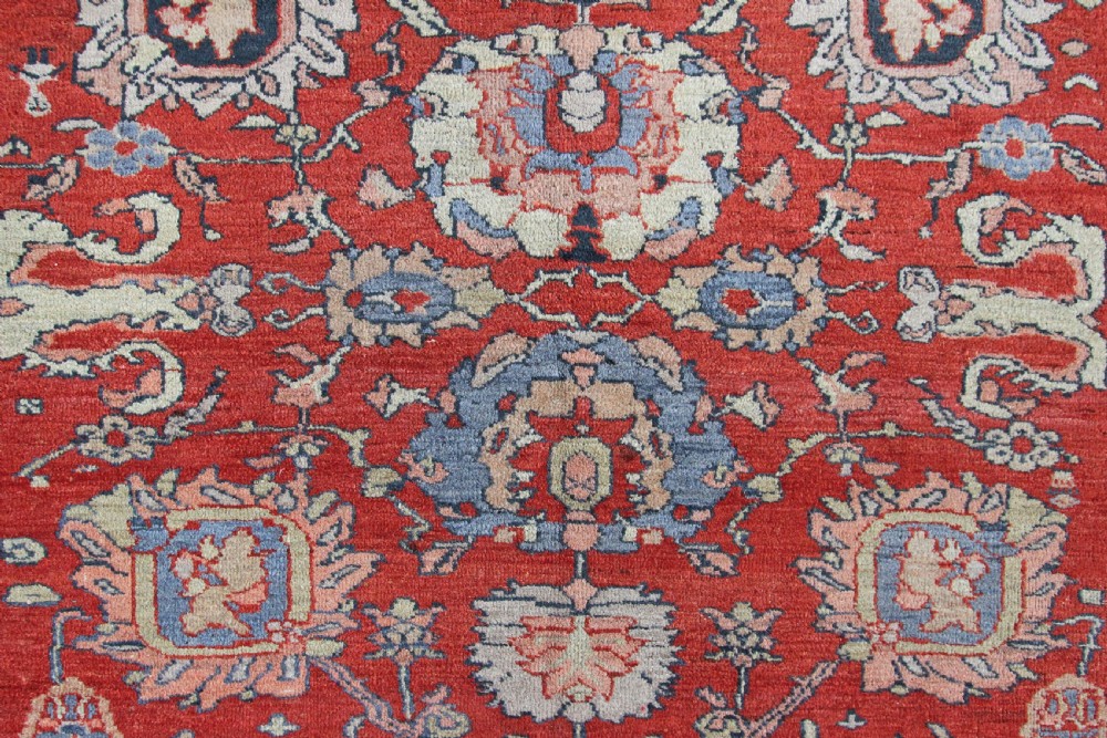 Rare Antique Ziegler carpet, Persia View IX