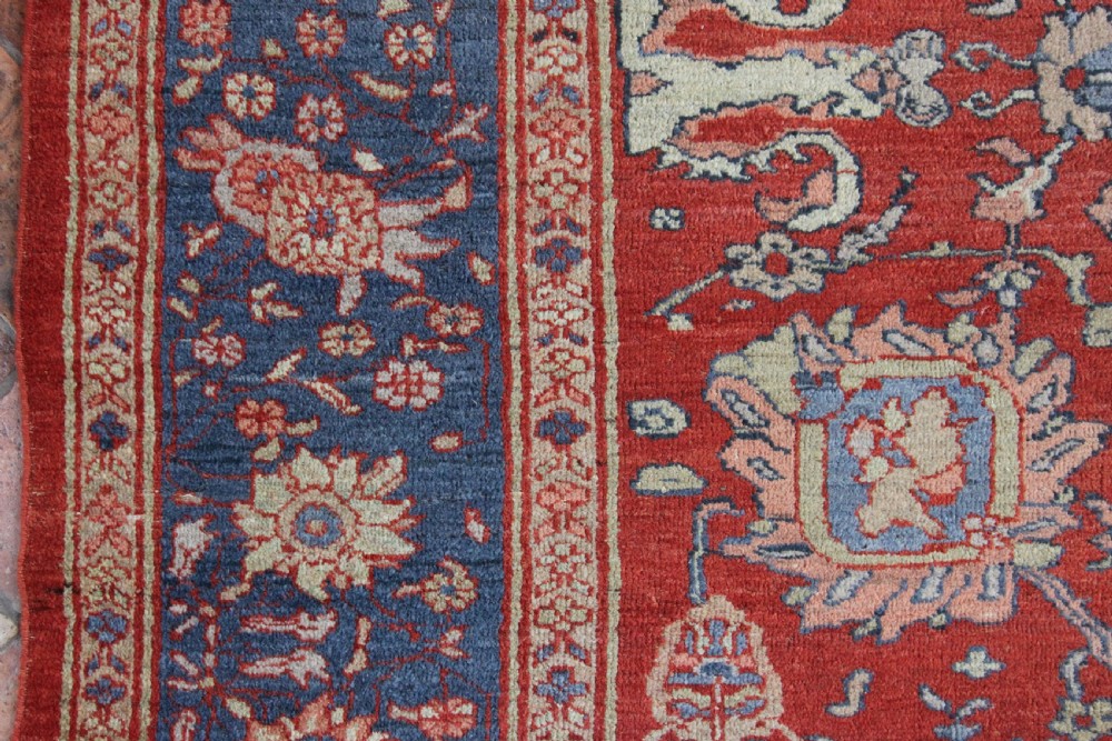 Rare Antique Ziegler carpet, Persia View XI