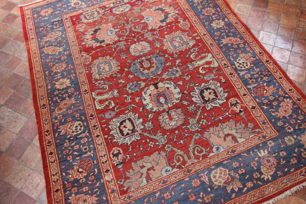 Rare Antique Ziegler carpet, Persia View XII
