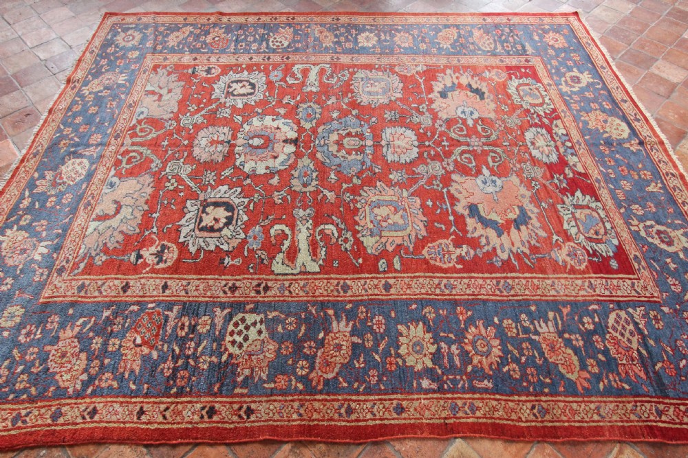 Rare Antique Ziegler carpet, Persia View XIII
