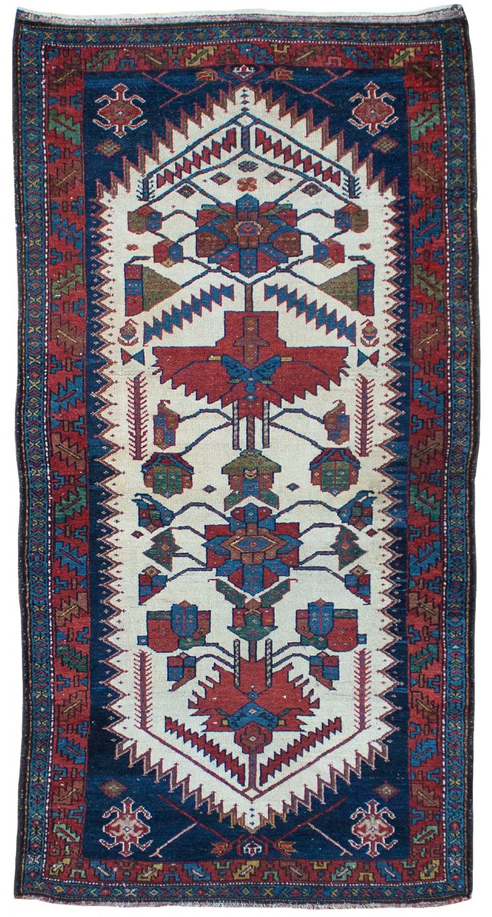 Antique Hamadan rug, Persia