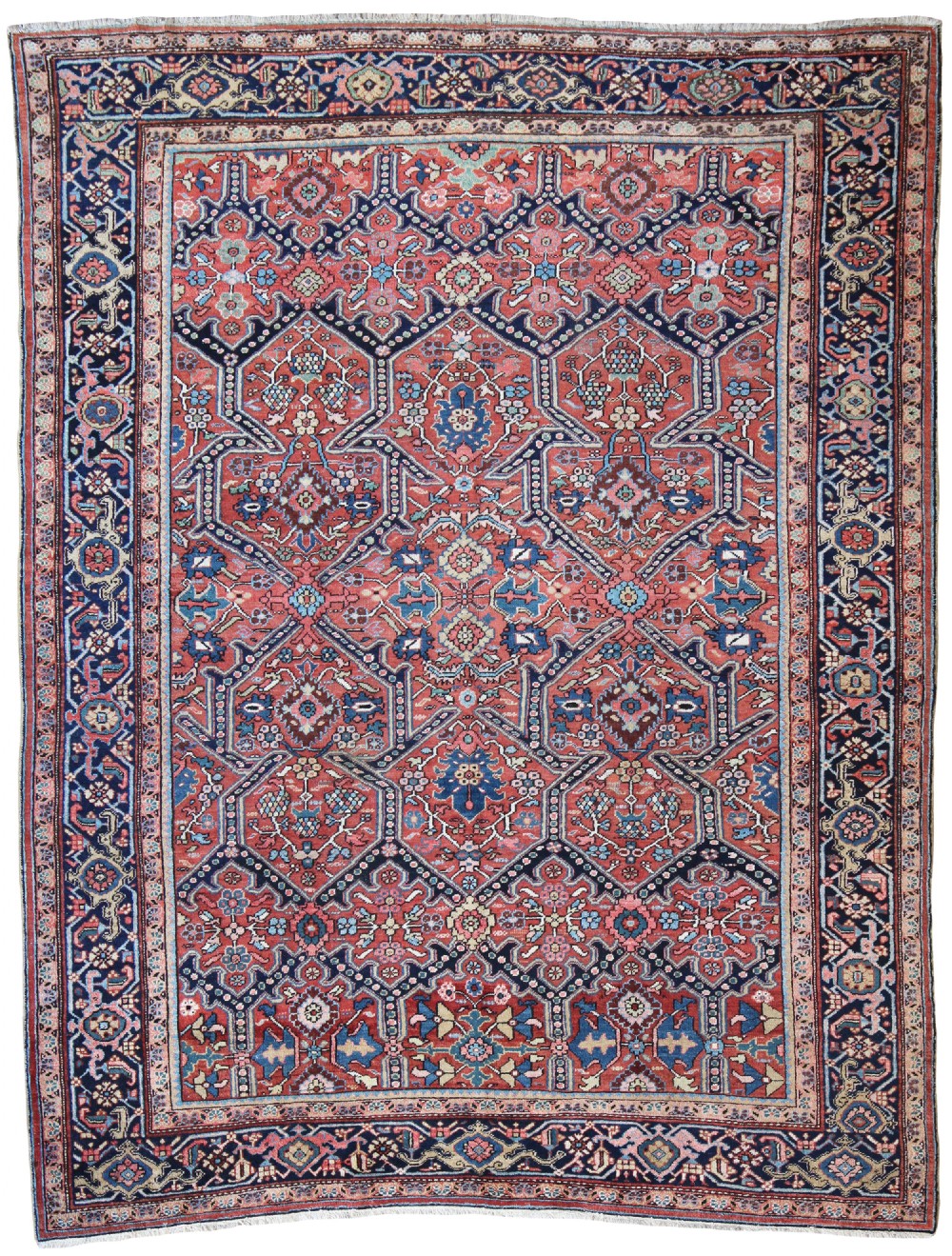 Antique Heriz carpet, Persia