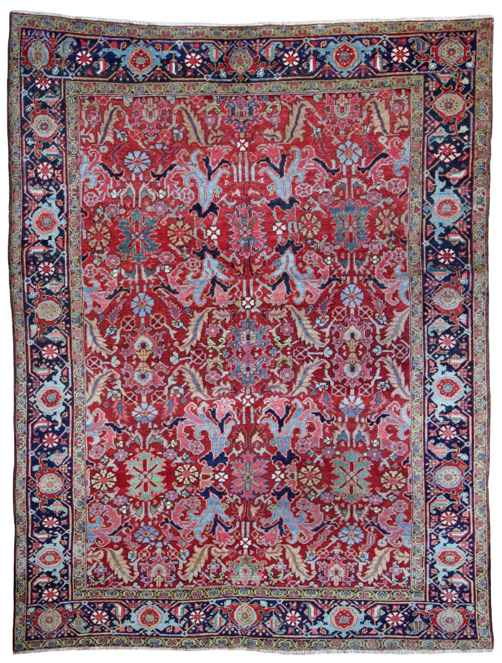 Antique Heriz carpet, Persia