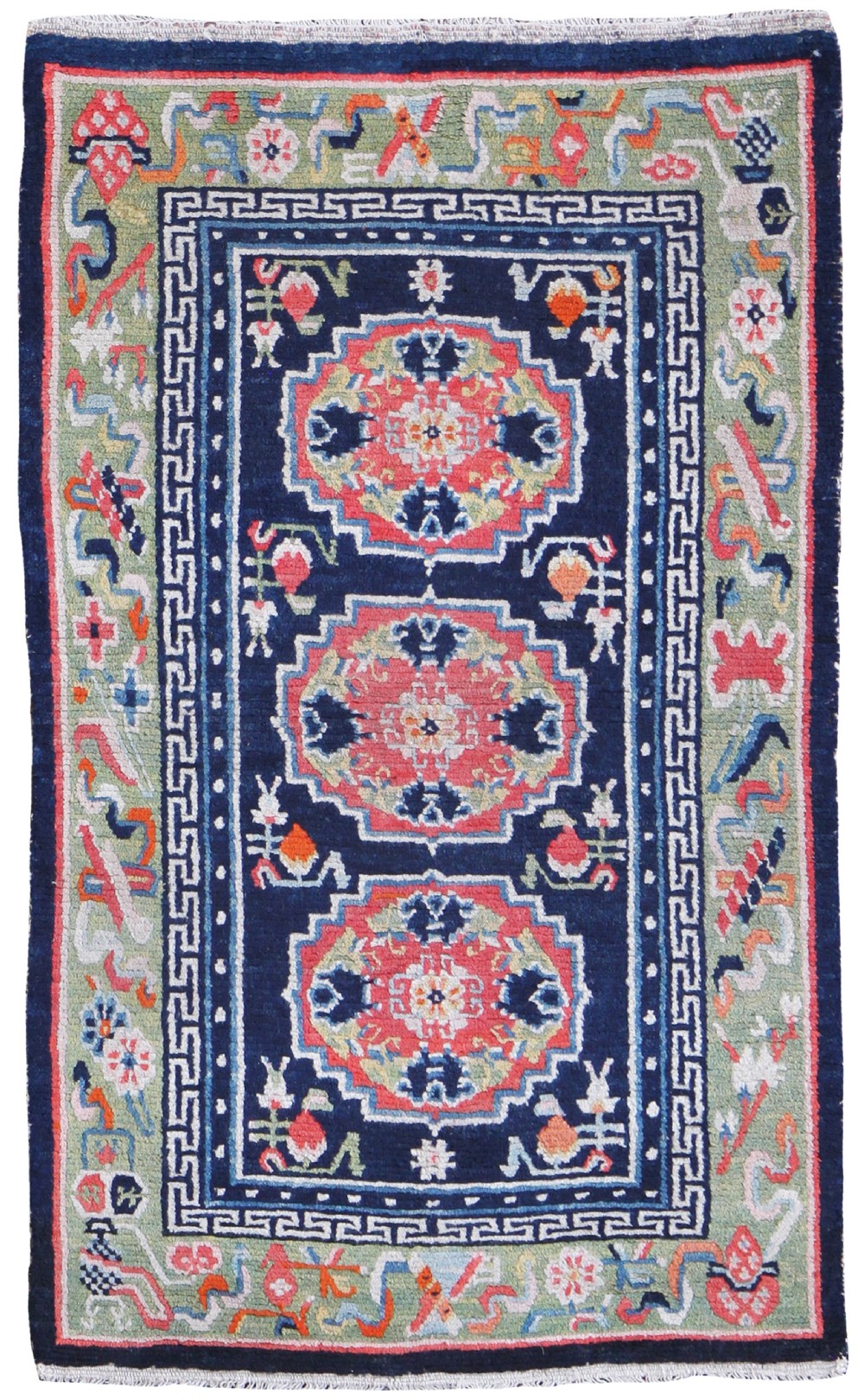 Antique Tibetan Khaden rug