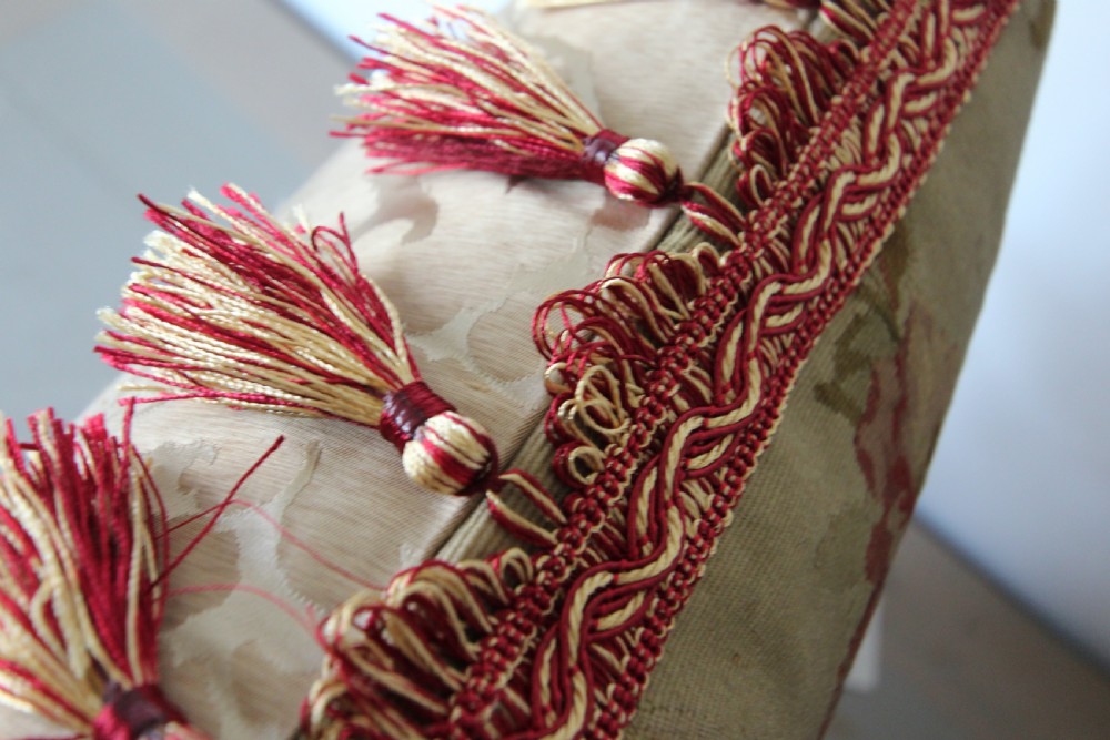 Antique Aubusson cushion View III