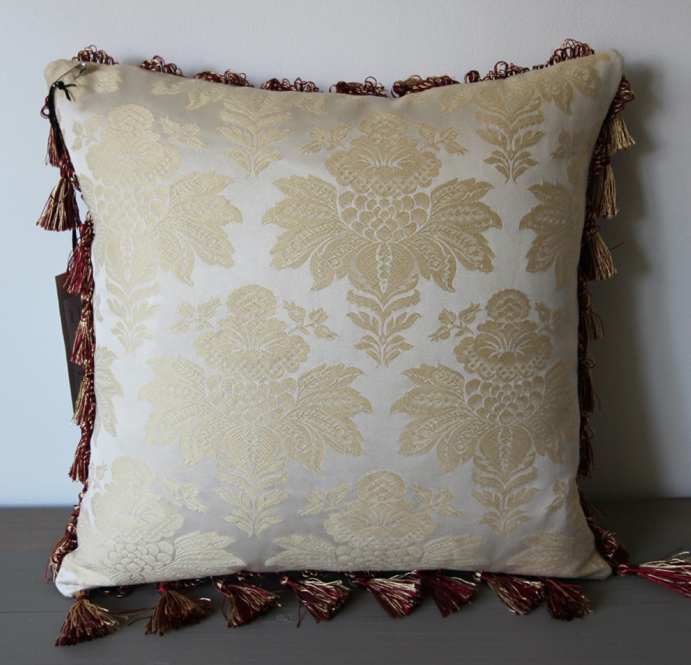 Antique Aubusson cushion View II