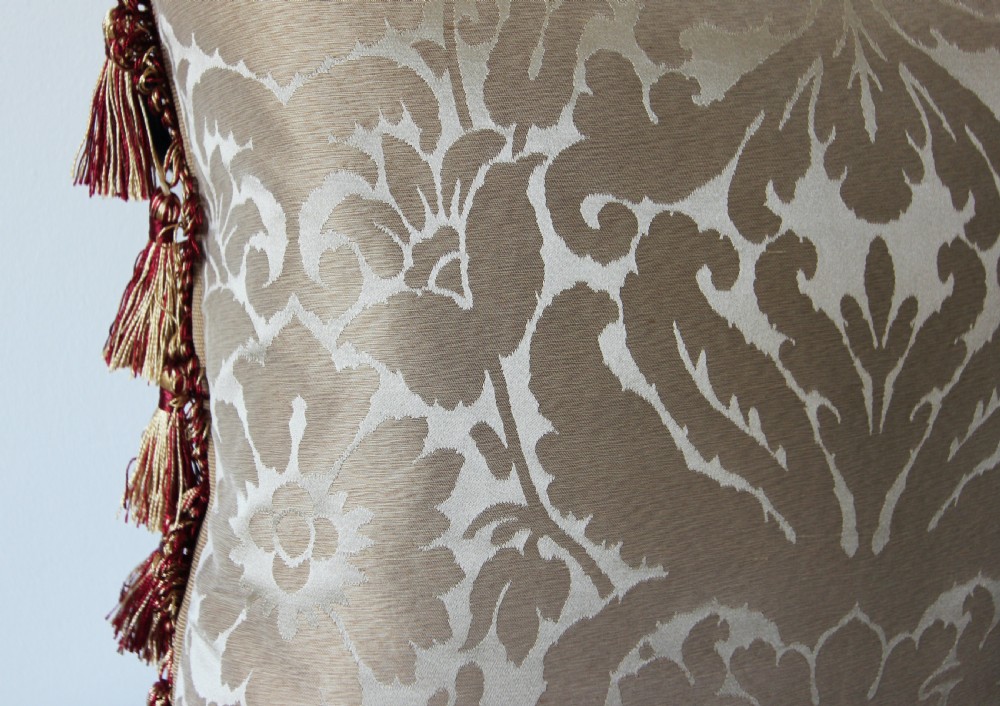 Antique Aubusson cushion, France View IV