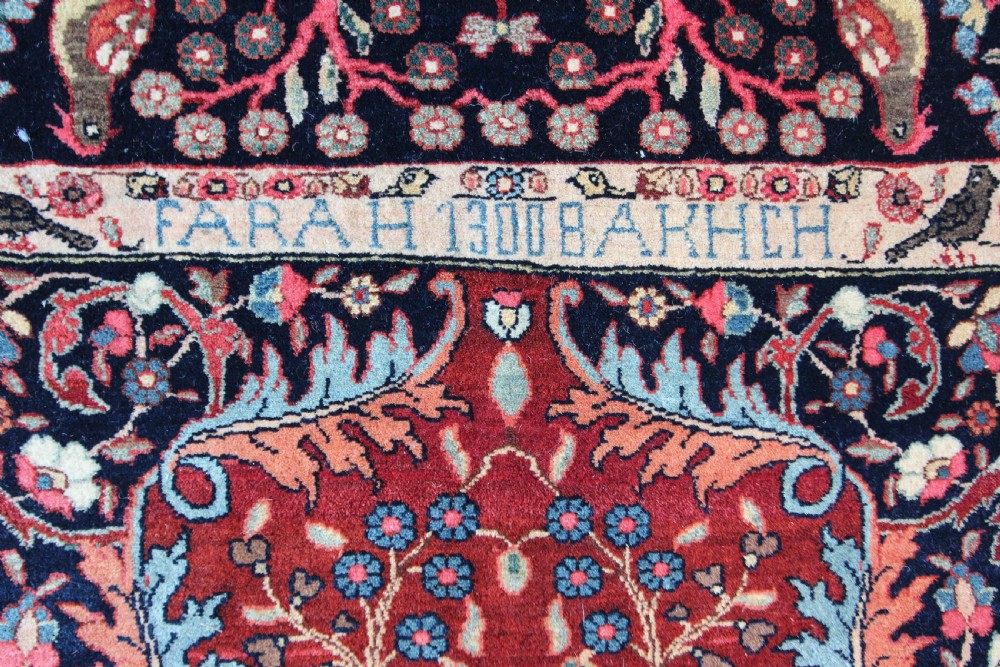 Antique Bidjar rug, Persia View V