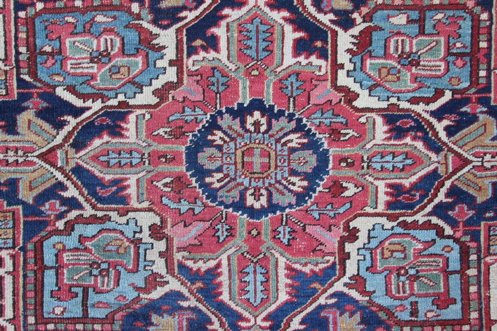 Antique Heriz carpet, Persian View II