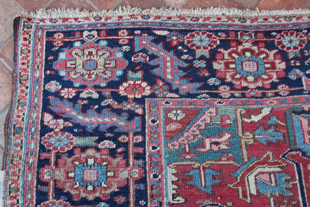 Antique Heriz carpet, Persian View III