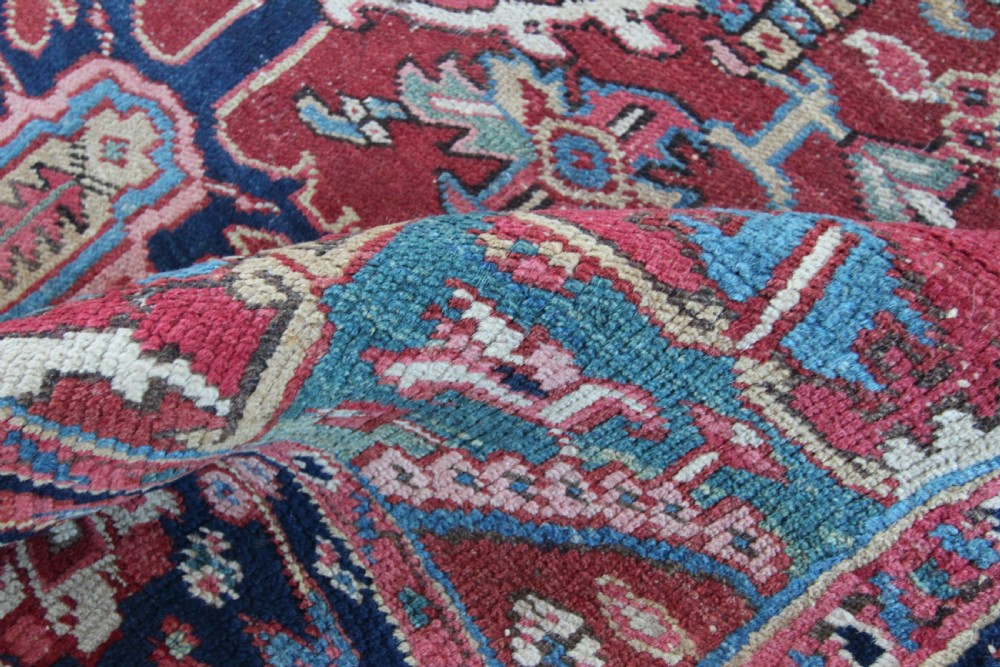 Antique Heriz carpet, Persian View VI