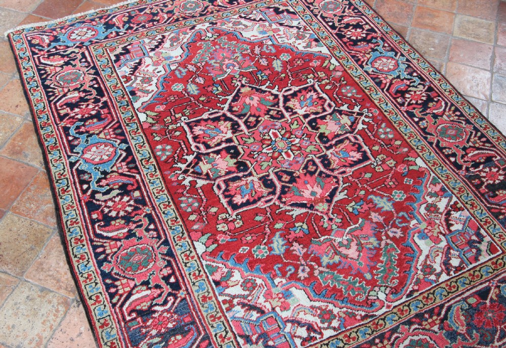 Antique Heriz rug, Persia View III