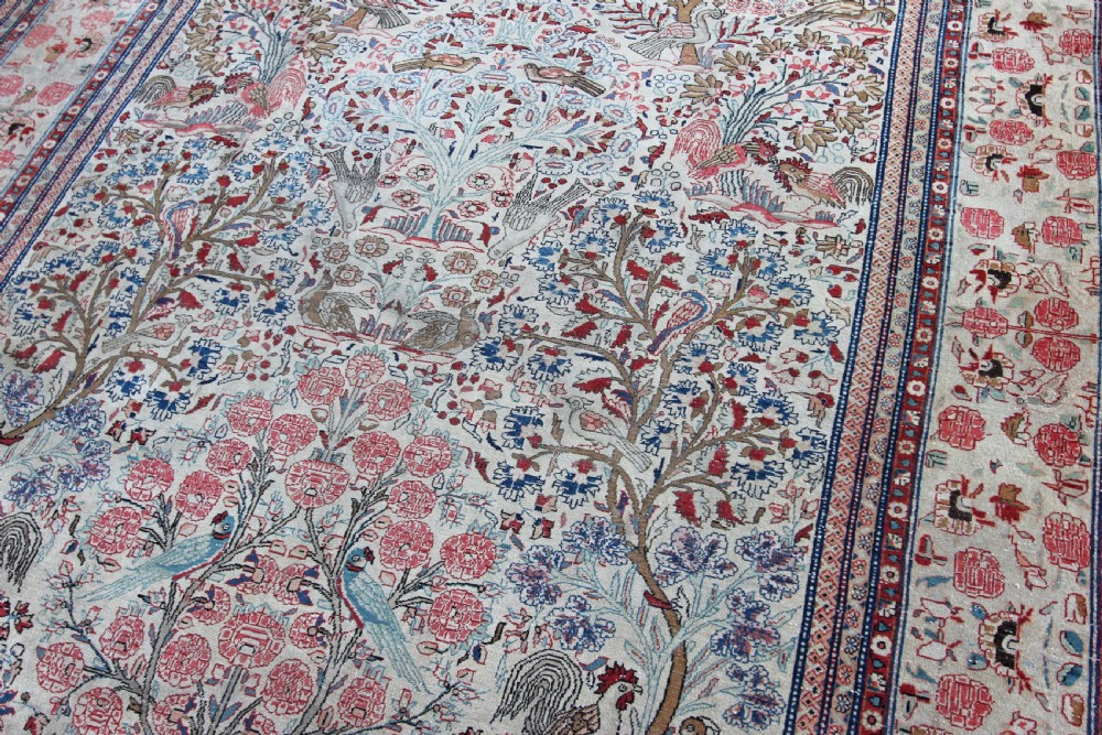 Antique Kashan carpet, Persia View IV