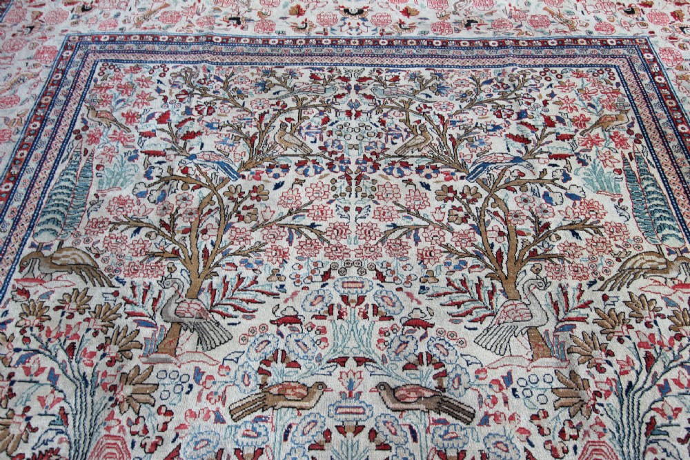 Antique Kashan carpet, Persia View V