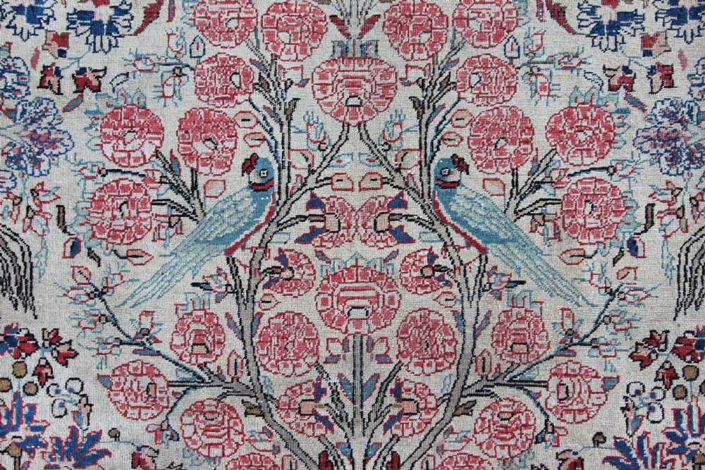 Antique Kashan carpet, Persia View VI