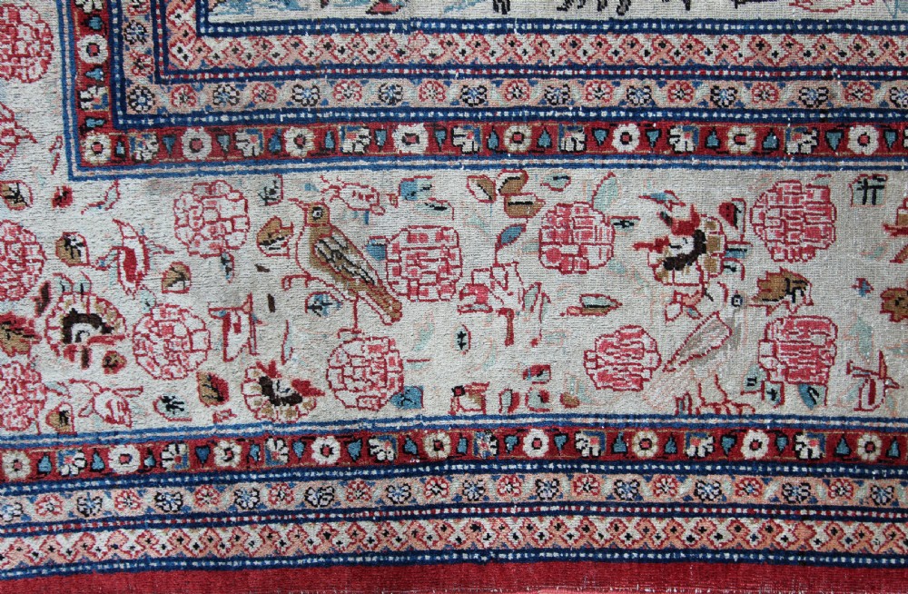 Antique Kashan carpet, Persia View VII