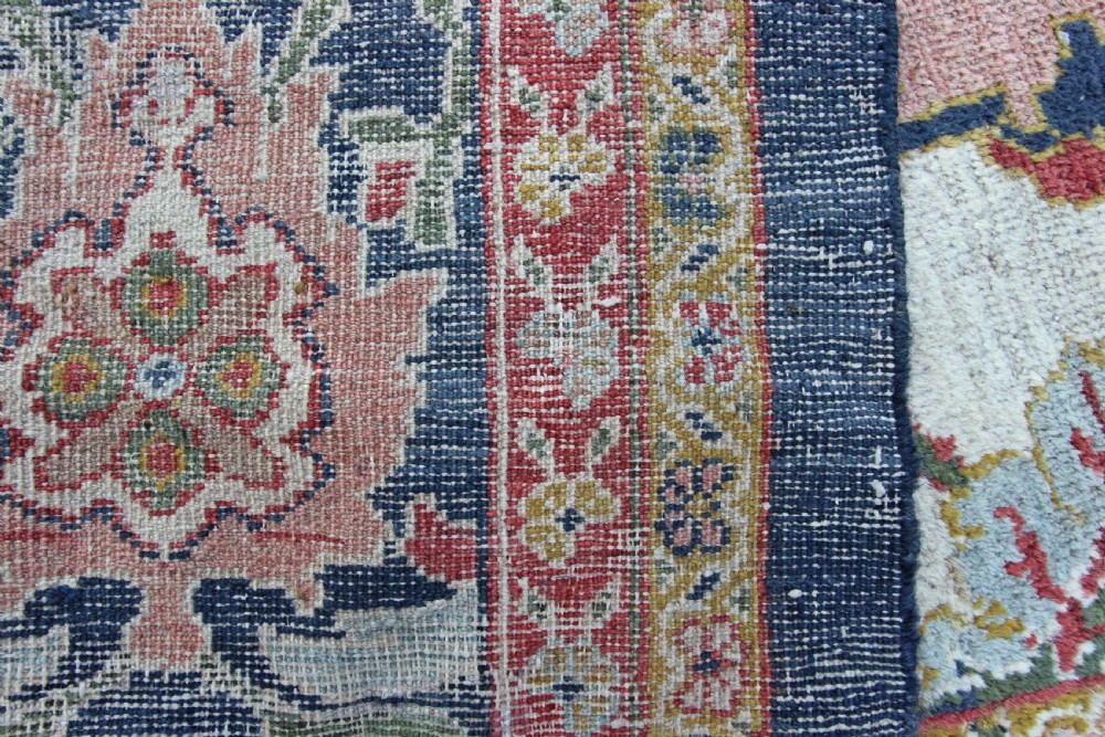 Rare Antique Ziegler carpet, 17th Century Polonaise Design View X