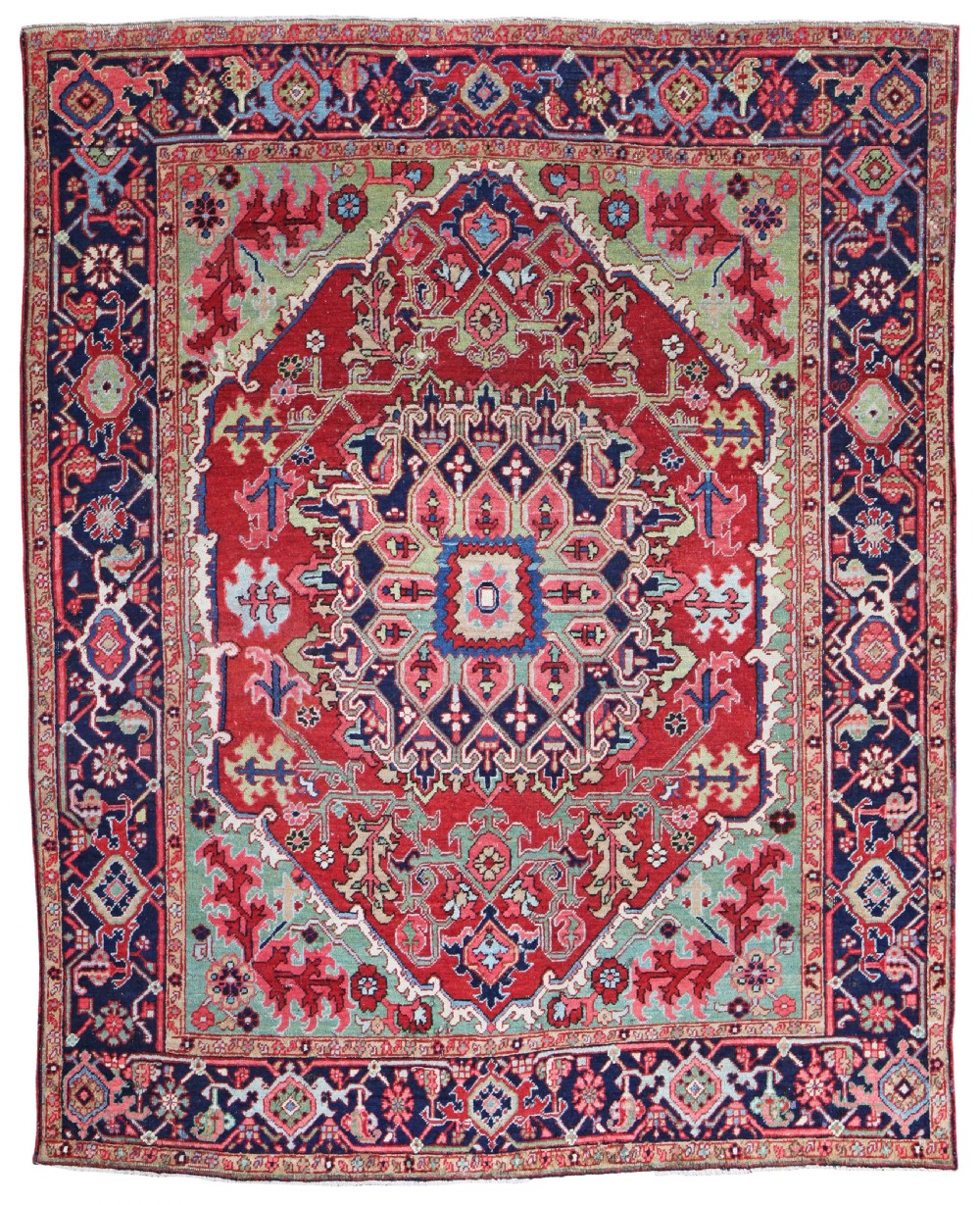 Antique Heriz rug