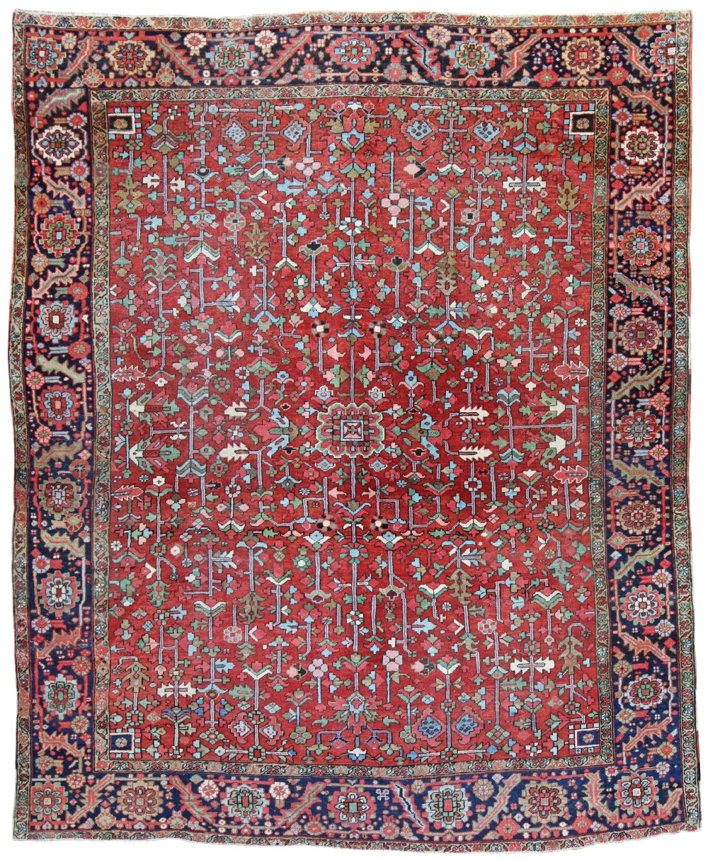 Antique Heriz carpet