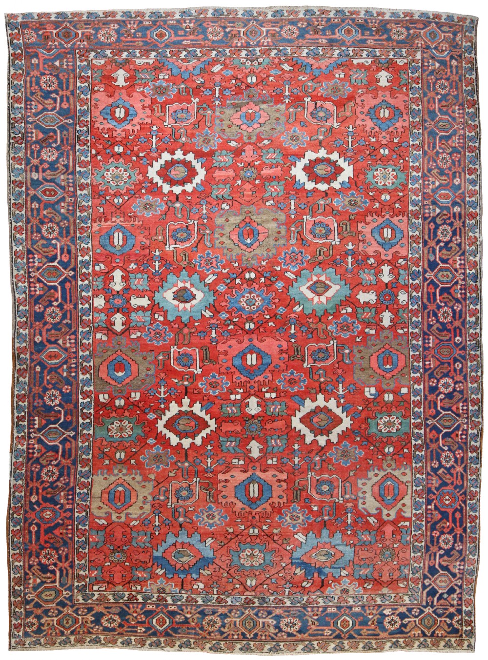 Antique Serapi carpet