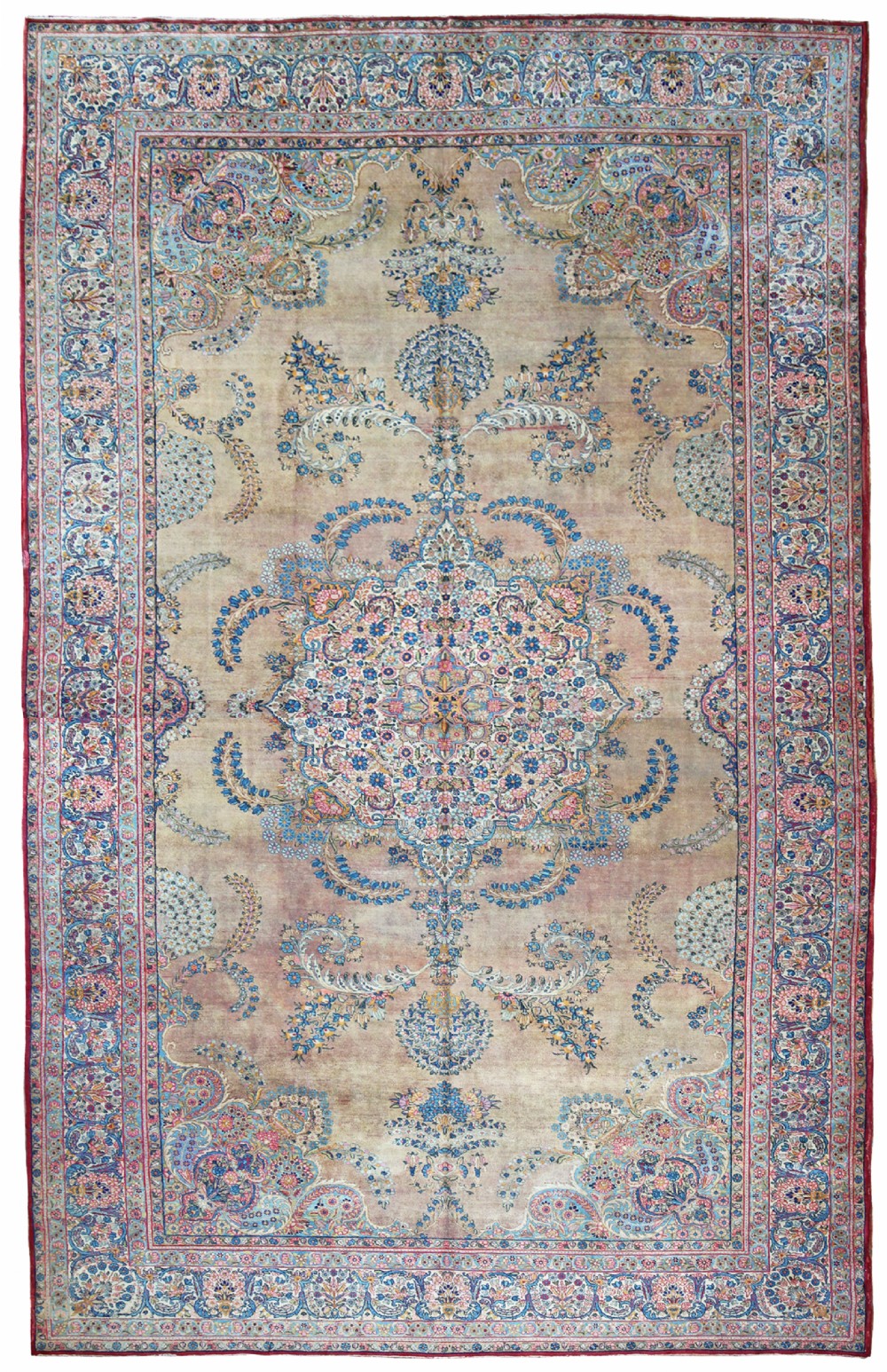 Antique Kirman carpet, Persia
