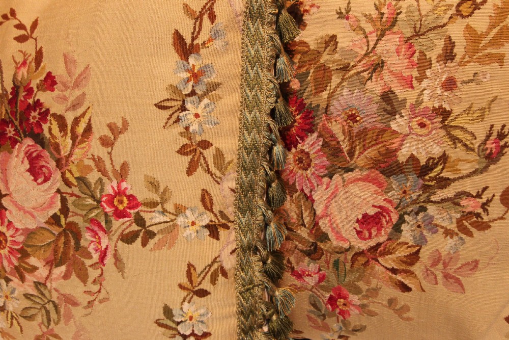 Antique Aubusson cushion View III