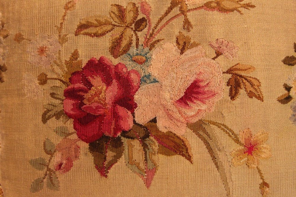 Antique Aubusson cushion View IV