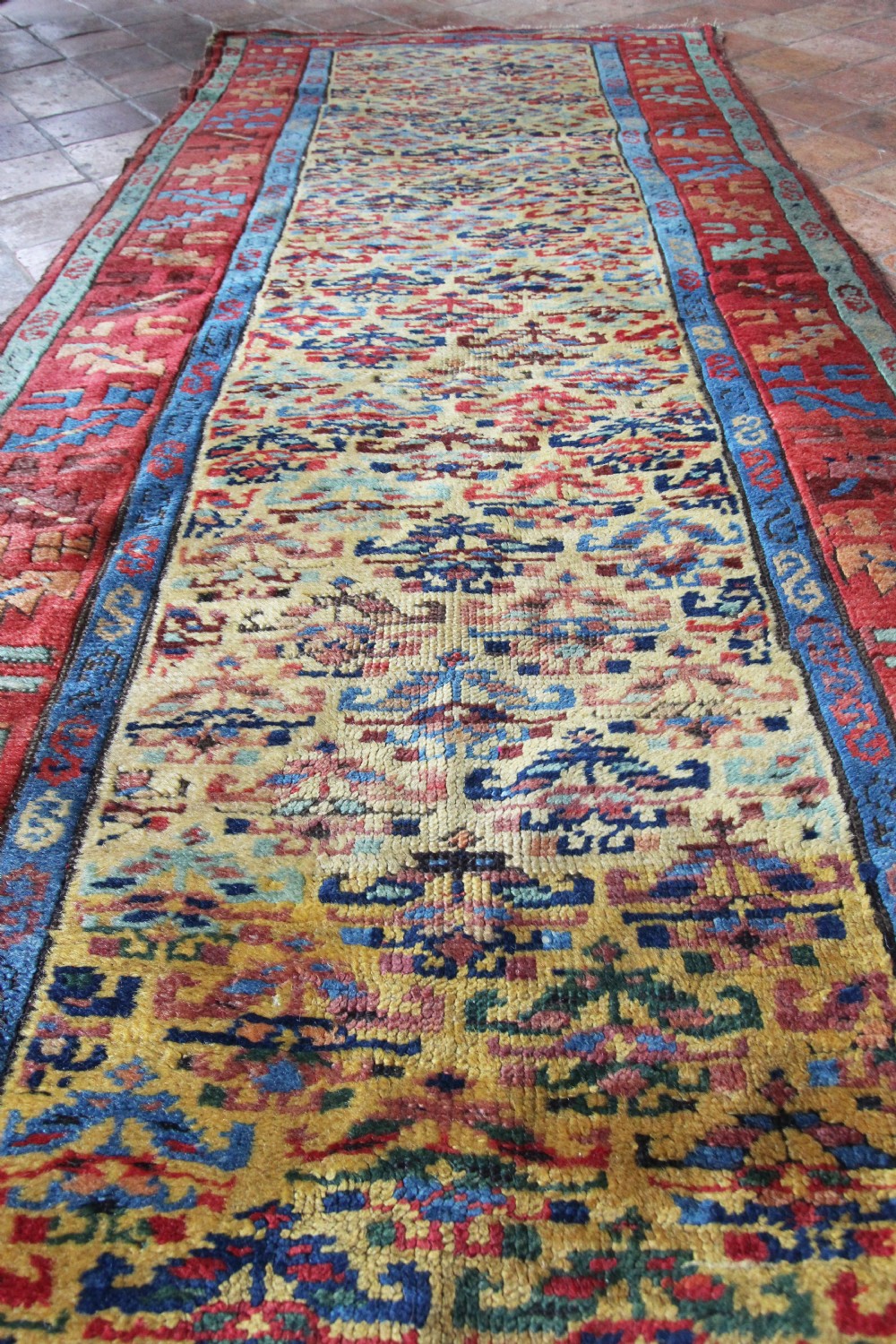 Antique Kurdish long rug View VI