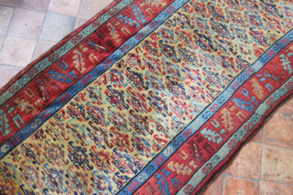 Antique Kurdish long rug View IX