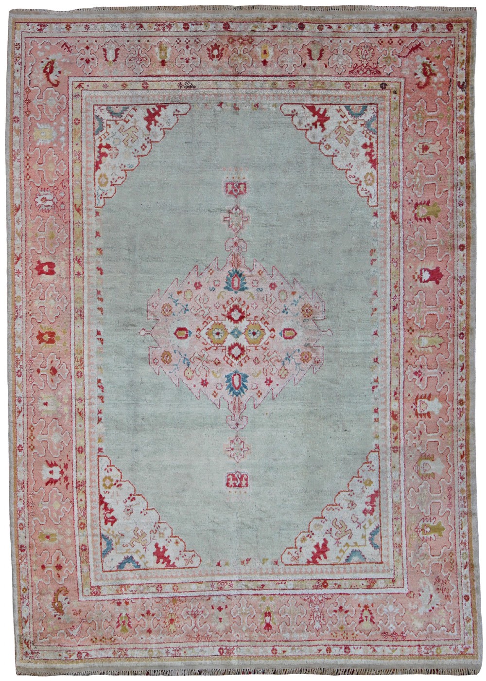 Antique Angora Ushak carpet