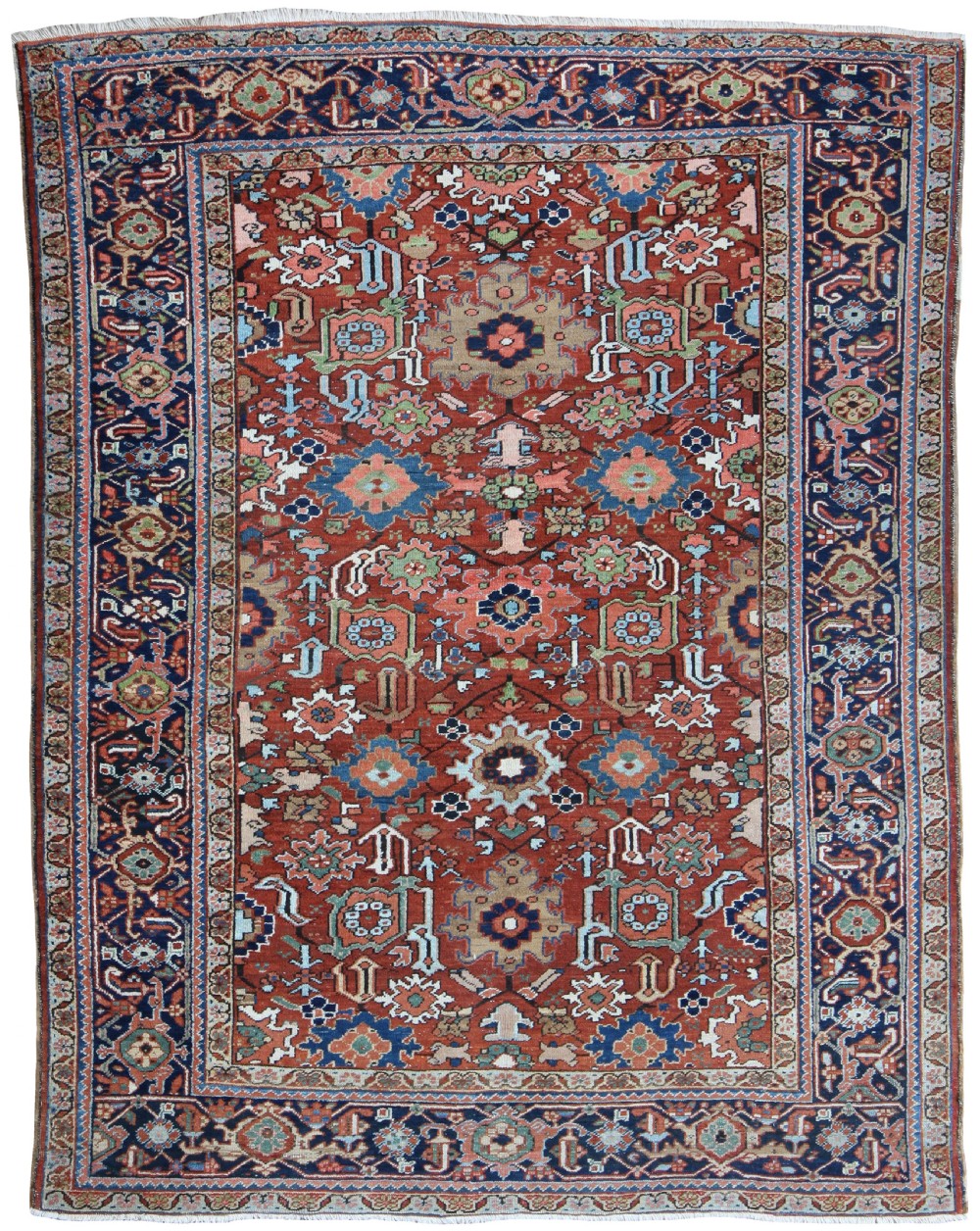 Rare Small Size Antique Heriz carpet