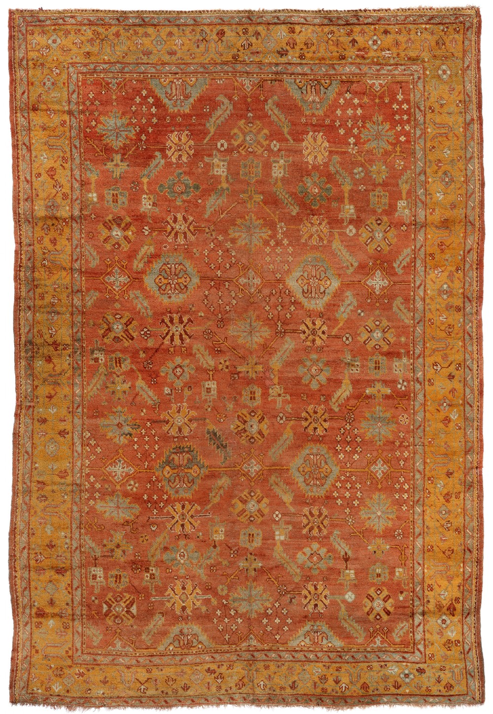 Antique Ushak carpet
