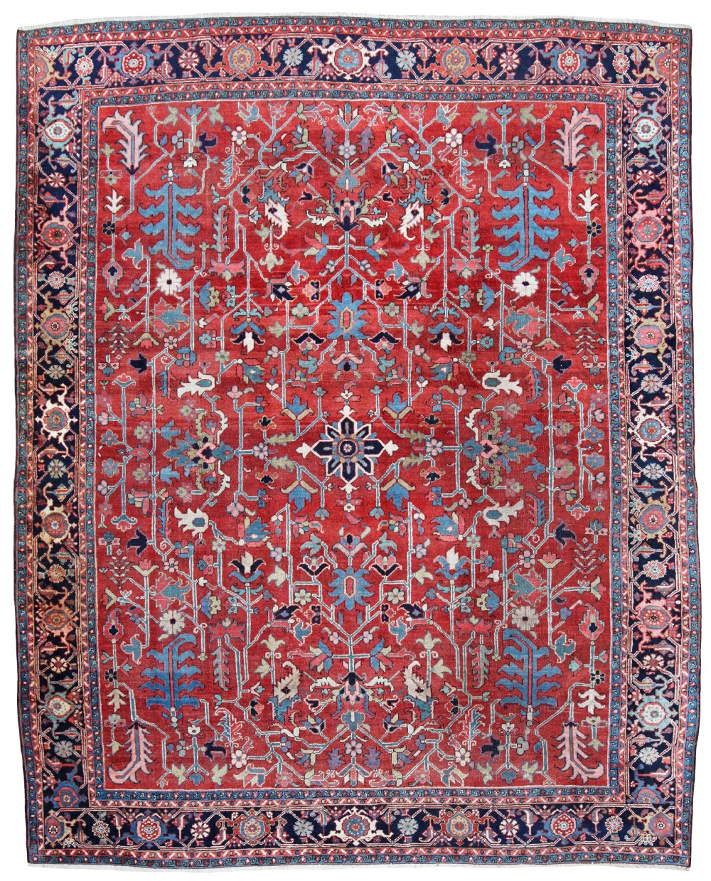 Fine Antique Heriz carpet