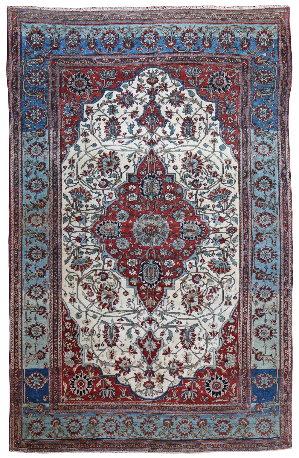 Rare Antique Farahan Rug