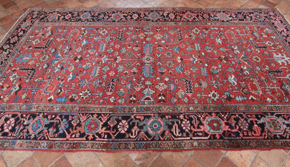 Antique Heriz Kelleh carpet View III
